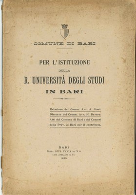 Storia Università di Bari