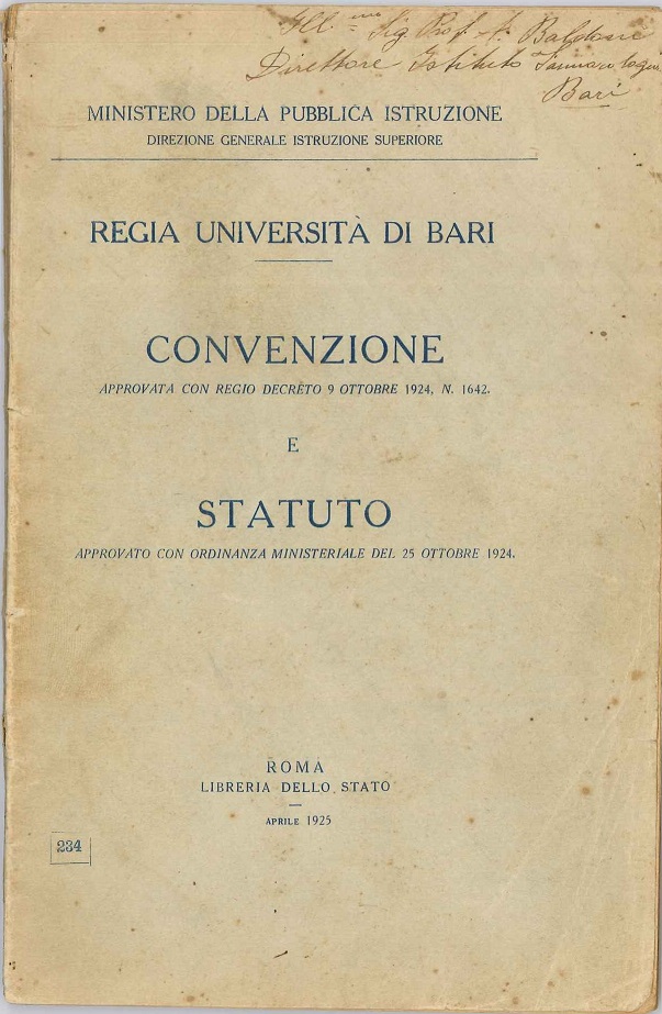 Regia Università di Bari