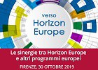 Le sinergie tra Horizon Europe e altri programmi europei
