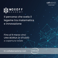 Moxoff Academy - Dieci borse di studio a copertura totale per dottorandi e dottori di ricerca