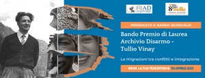 Premi di laurea Tullio Vinay per tesi di laurea magistrale sulle migrazioni tra conflitti e integrazione