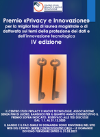 Premio per tesi di laurea magistrale o di dottorato su temi legati al rapporto tra protezione dei dati personali e innovazione tecnologica