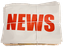 Cartello icona news-giornale