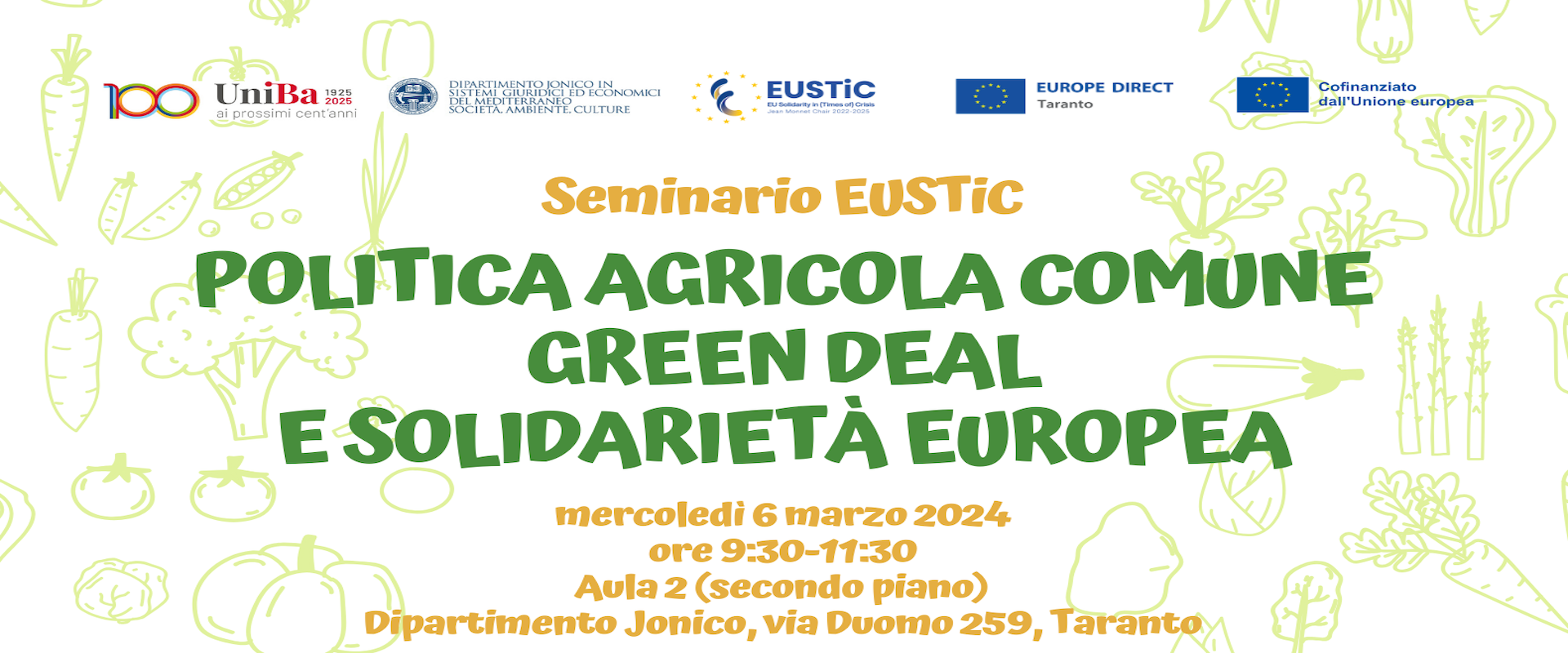 Politica agricola comune, Green Deal e solidarietà europea