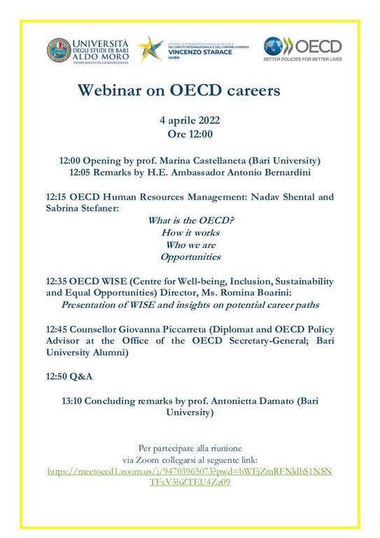 WEBINAR ON OECD CAREERS