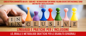 Linguaggi e pratiche per l'inclusione: LIS, Braille e metodologie didattiche per le disabilità sensoriali