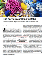 "Una barriera corallina in Italia" - Il giornale dei biologi marzo 2019