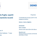 L'economia della Puglia: aspetti strutturali e dinamiche recenti