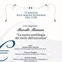 Lectio Magistralis-Marcello Minenna "La Nuova Morfologia dei rischi dell'Eurozona"- 13 Maggio 2019  aula Magna Economia