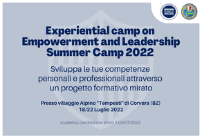 Experiential camp on Empowerment and Leadership - Summer Camp 2022.png