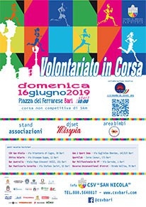 Locandina Volontariato in Corsa 2019