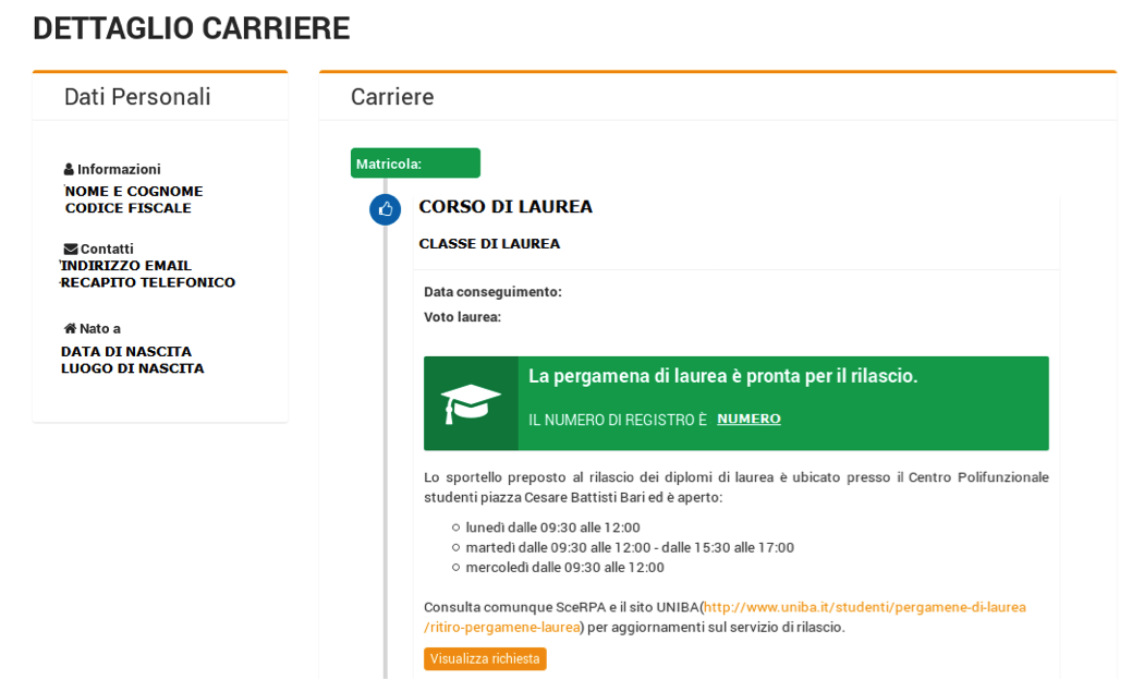 Prenotazioni E Ritiro Pergamene Per I Laureati Dopo Il 31 Luglio 12 Universita Degli Studi Di Bari Aldo Moro